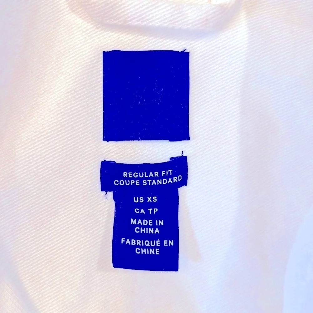 H&M Cotton Twill Regular Fit Shirt Jacket White Size XS - Picture 6 of 9